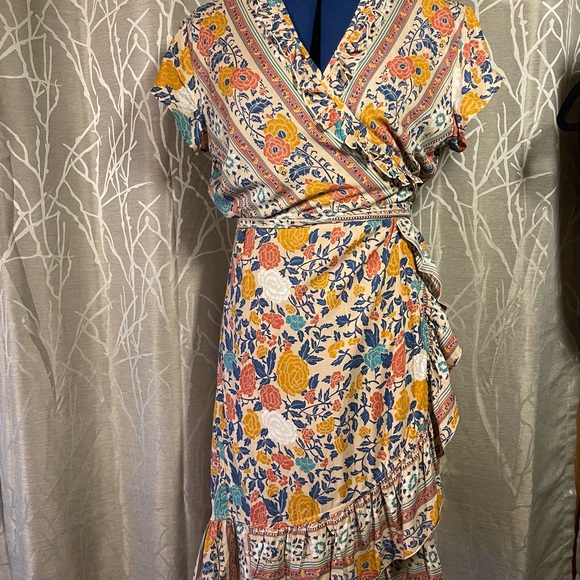 Aura The Label Boho Wrap Dres - Picture 9 of 9